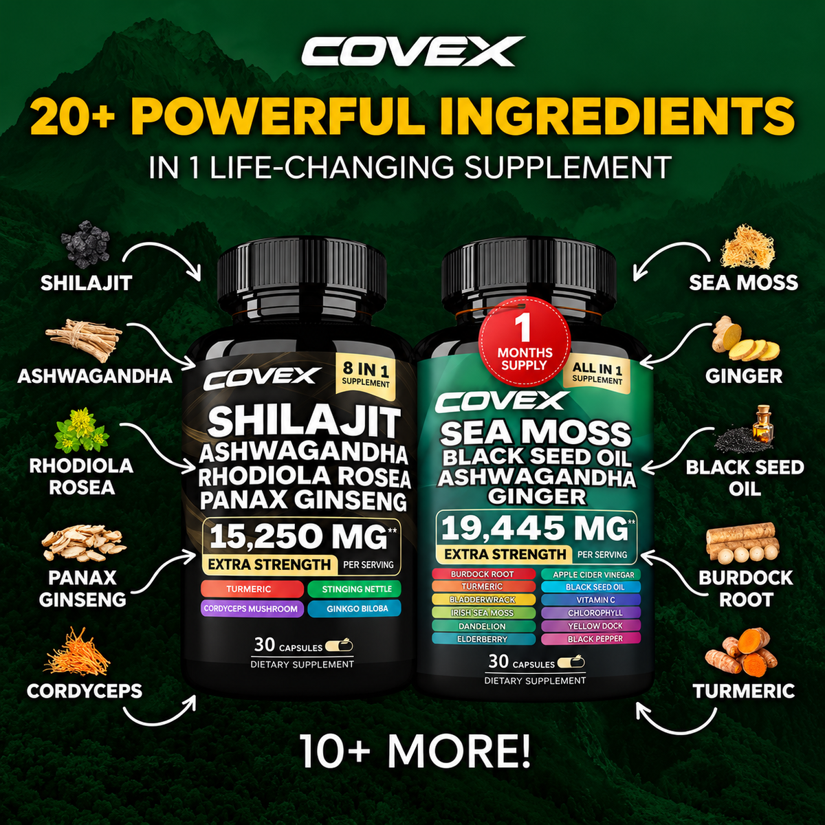 Covex 20-in-1 Supplement Bundle